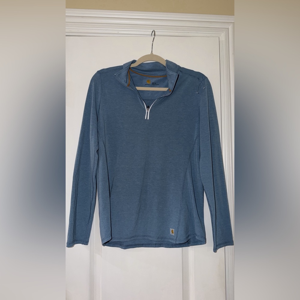 Carhartt Dusty Blue Half-Zip Pullover
